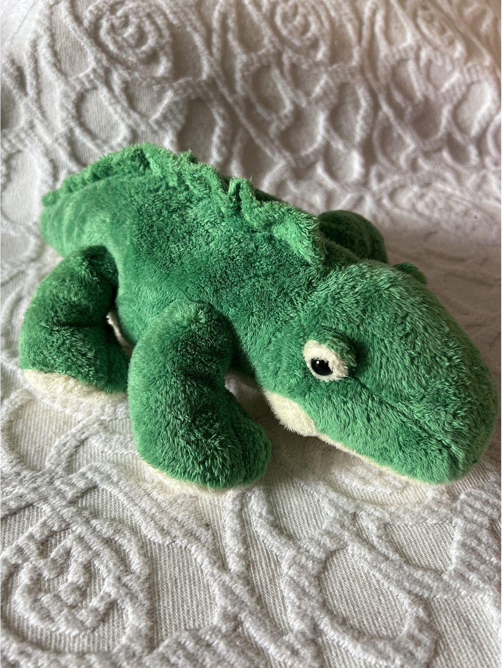 Vintage Ty 05 Beanie Buddy Swampy Alligator Plush Crocodile Large Stuffed Animal